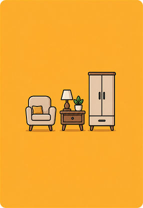 On a yellow background, a digital watch and a glass.